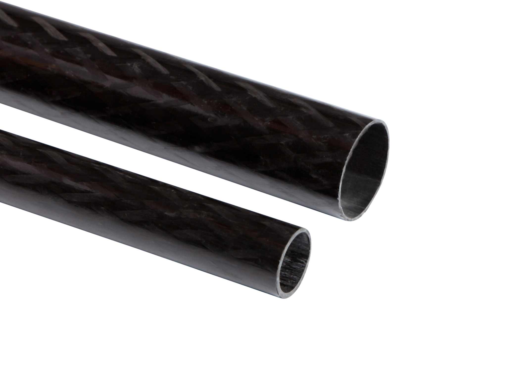 0.8 m Fibre Roll Wrapped 3k Carbon Fiber Tube 1 x OD 8mm x ID 6mm x 800mm