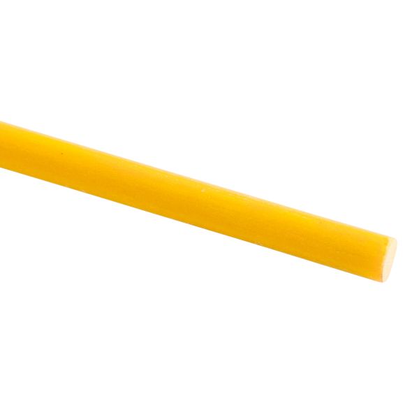 gelb Glasfaser-Stäbe 2,0 x 3000mm GFK-Stab pultrudiert