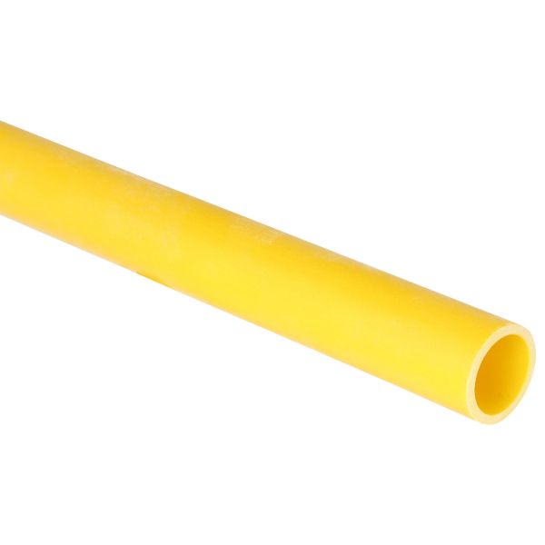 gelb-orange GFK-Rohr 20,0 x 16,0 x 2000mm